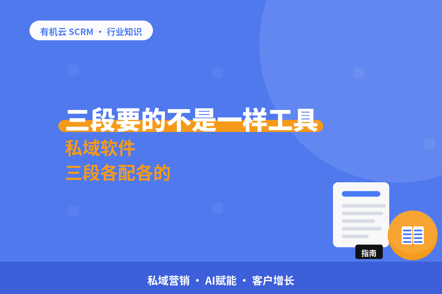 有机云｜社群运营工具怎么选：建群、活跃、转化三段要的不一样 配图