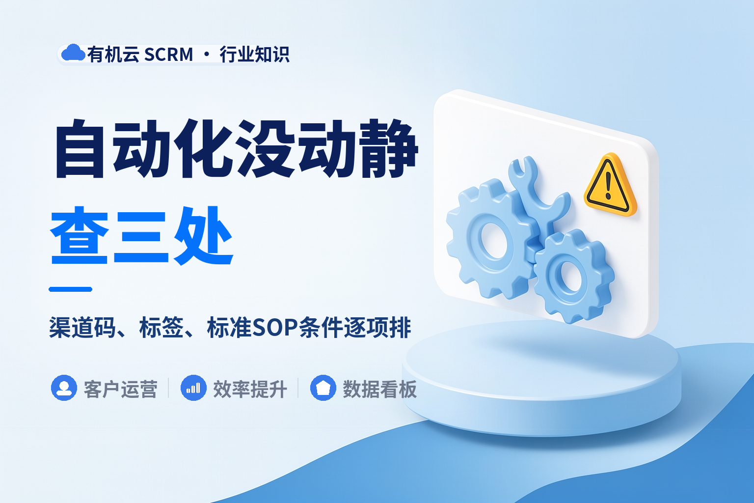 企微营销自动化系统跑不起来？先查这三处 配图