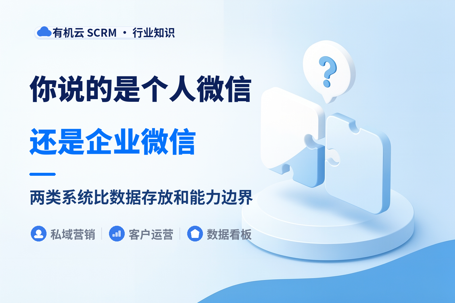 微信crm系统哪个好？先分清你说的是个人微信还是企业微信 配图