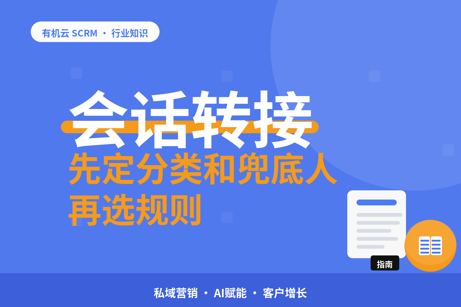 有机云｜聚合客服的分配规则：按职能、按负载、按轮询怎么选 配图